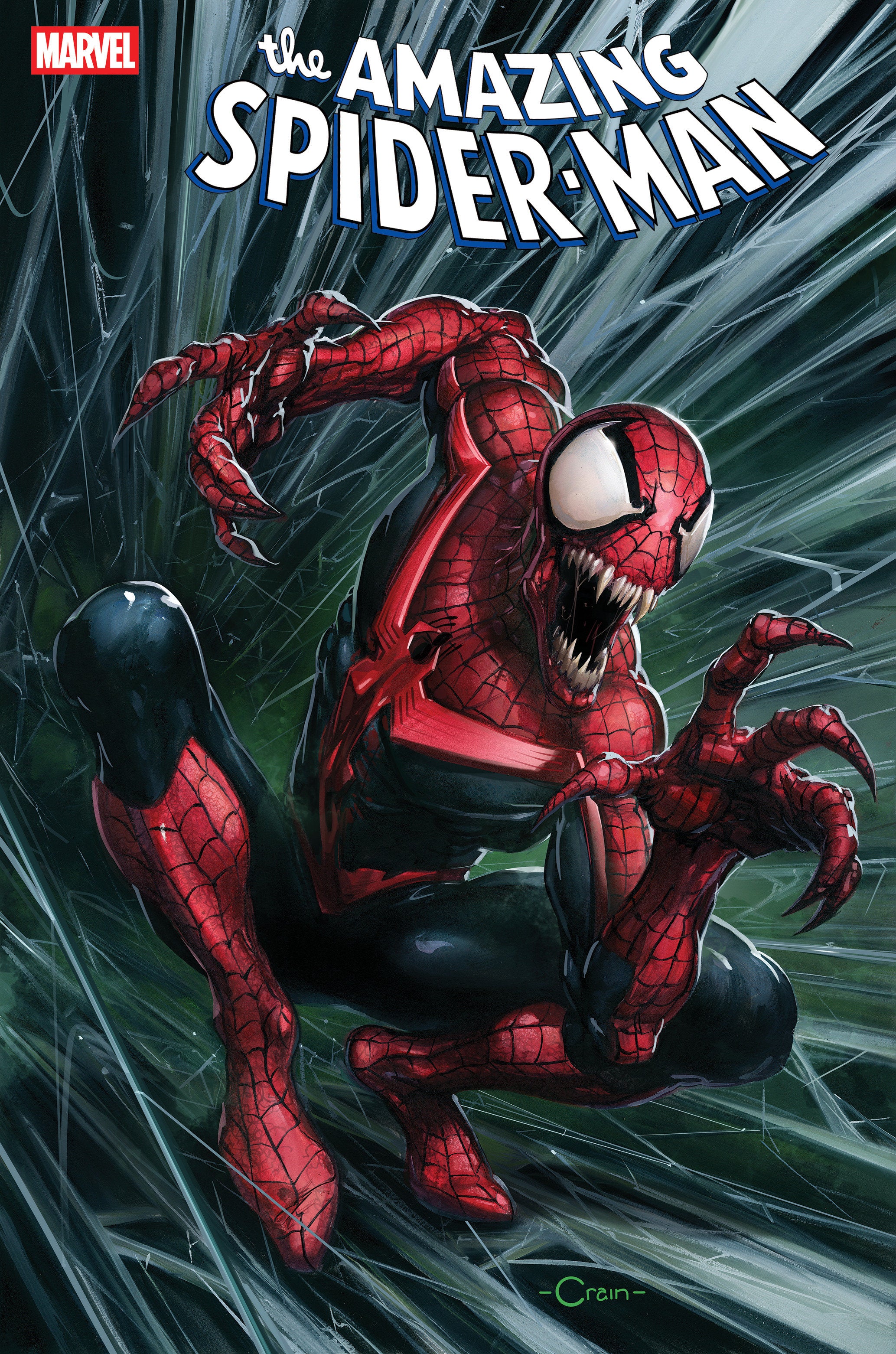 AMAZING SPIDER-MAN #17 CLAYTON CRAIN KNULLIFIED VARIANT
 FOC: 11/03/2025 / IN-STORE: 12/10/2025