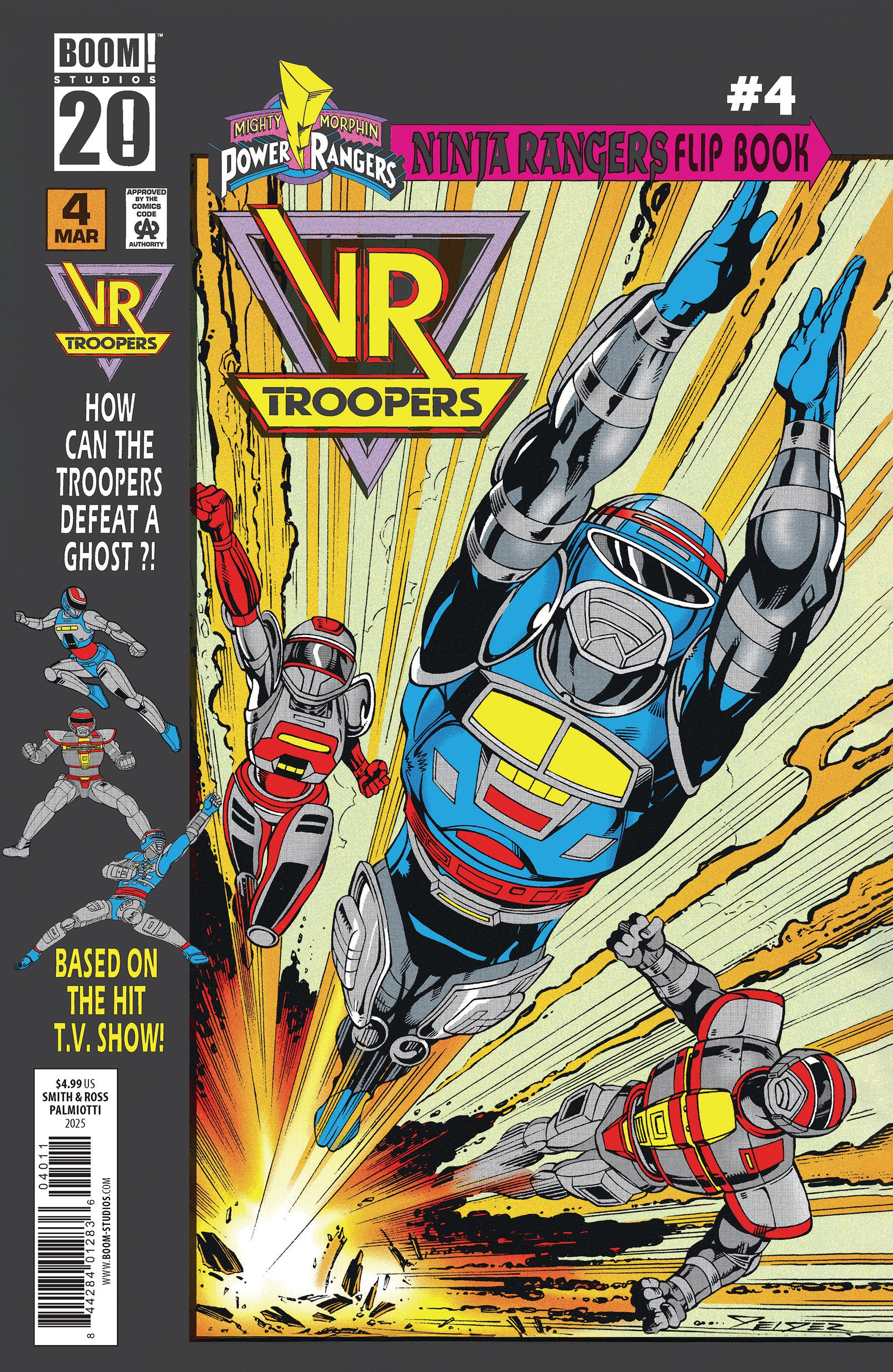 VR Troopers/Power Rangers Flipbook Facsimile Edition #4 A Main (Dressed, Smith)
 FOC: 11/03/2025 / IN-STORE: 12/17/2025