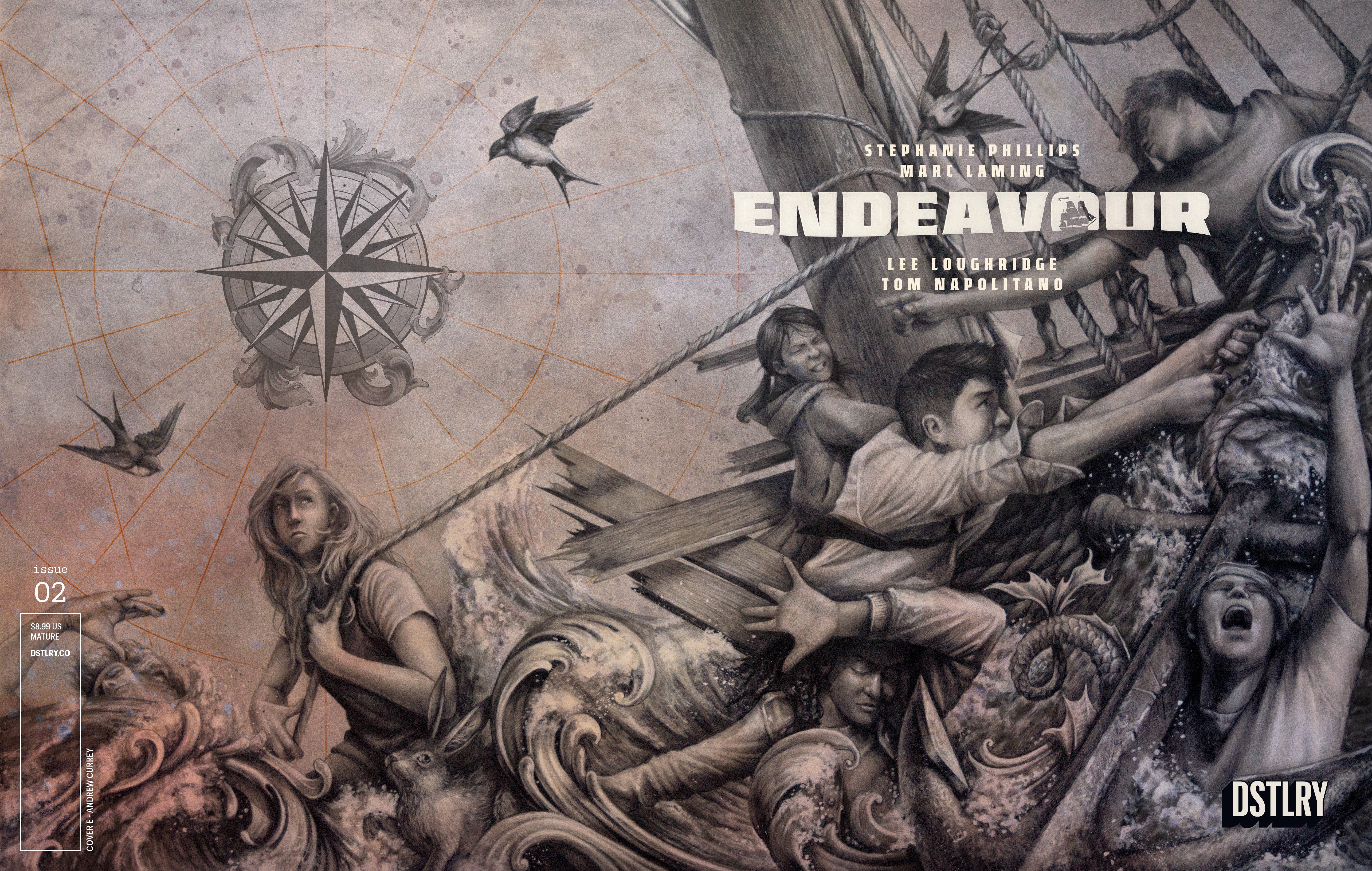 ENDEAVOUR #2 CVR E ANDREW CURRY VARIANT
 FOC: 10/27/2025 / IN-STORE: 12/17/2025