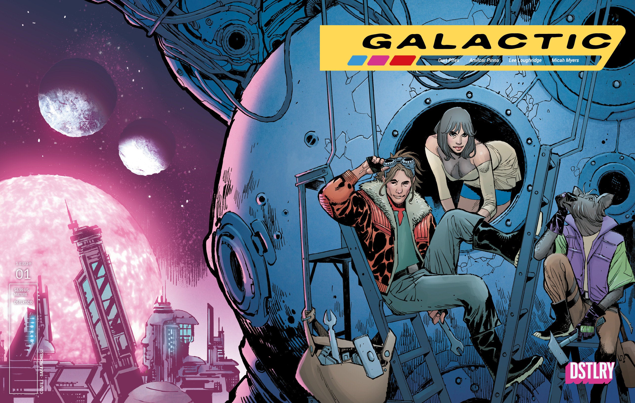 GALACTIC #1 CVR E SARA PICHELLI VARIANT
 FOC: 10/06/2025 / IN-STORE: 11/26/2025