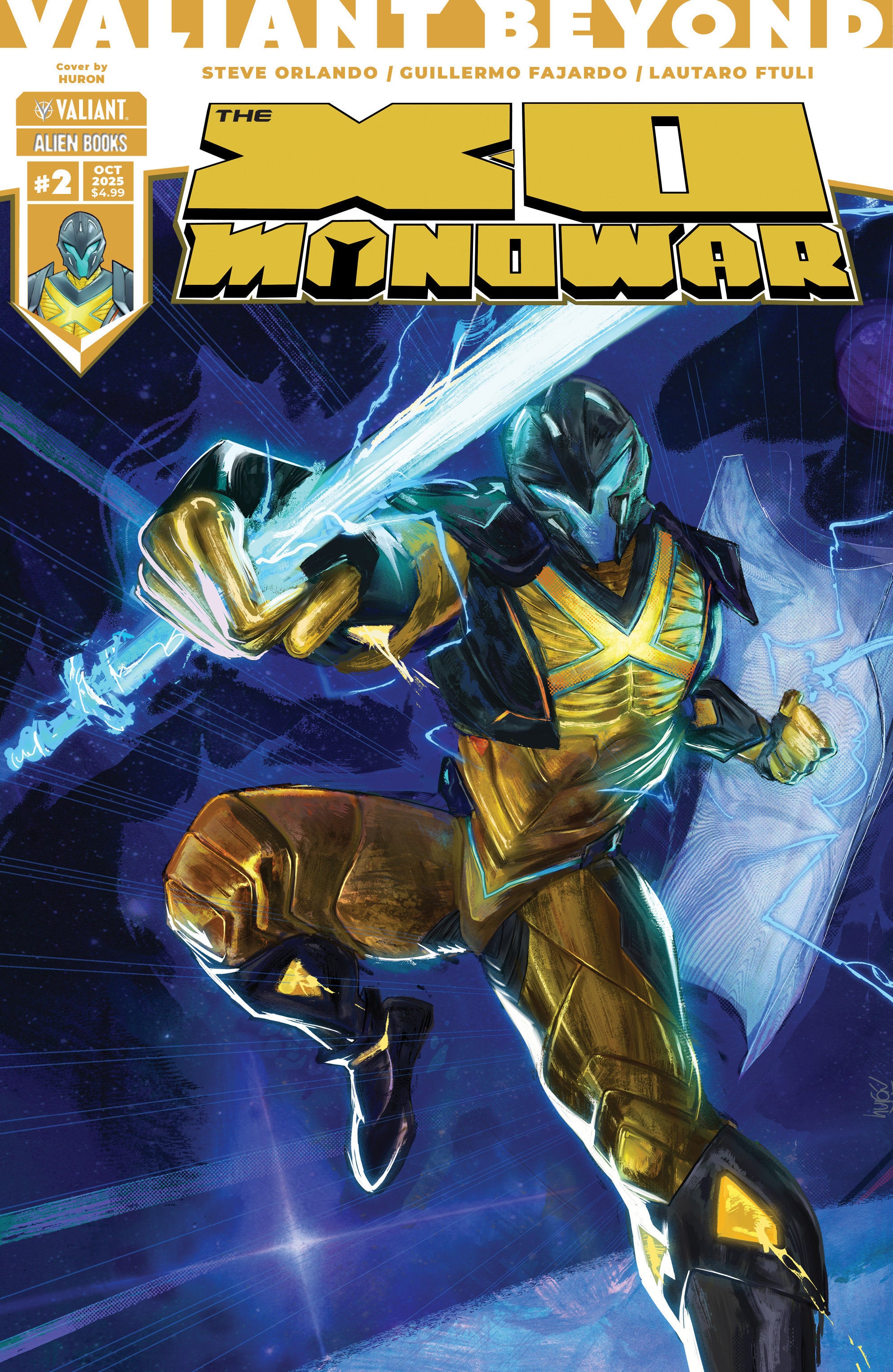 Valiant Beyond: The X-O Manowar #2 Variant C (Huron)
 FOC: 09/22/2025 / IN-STORE: 10/29/2025