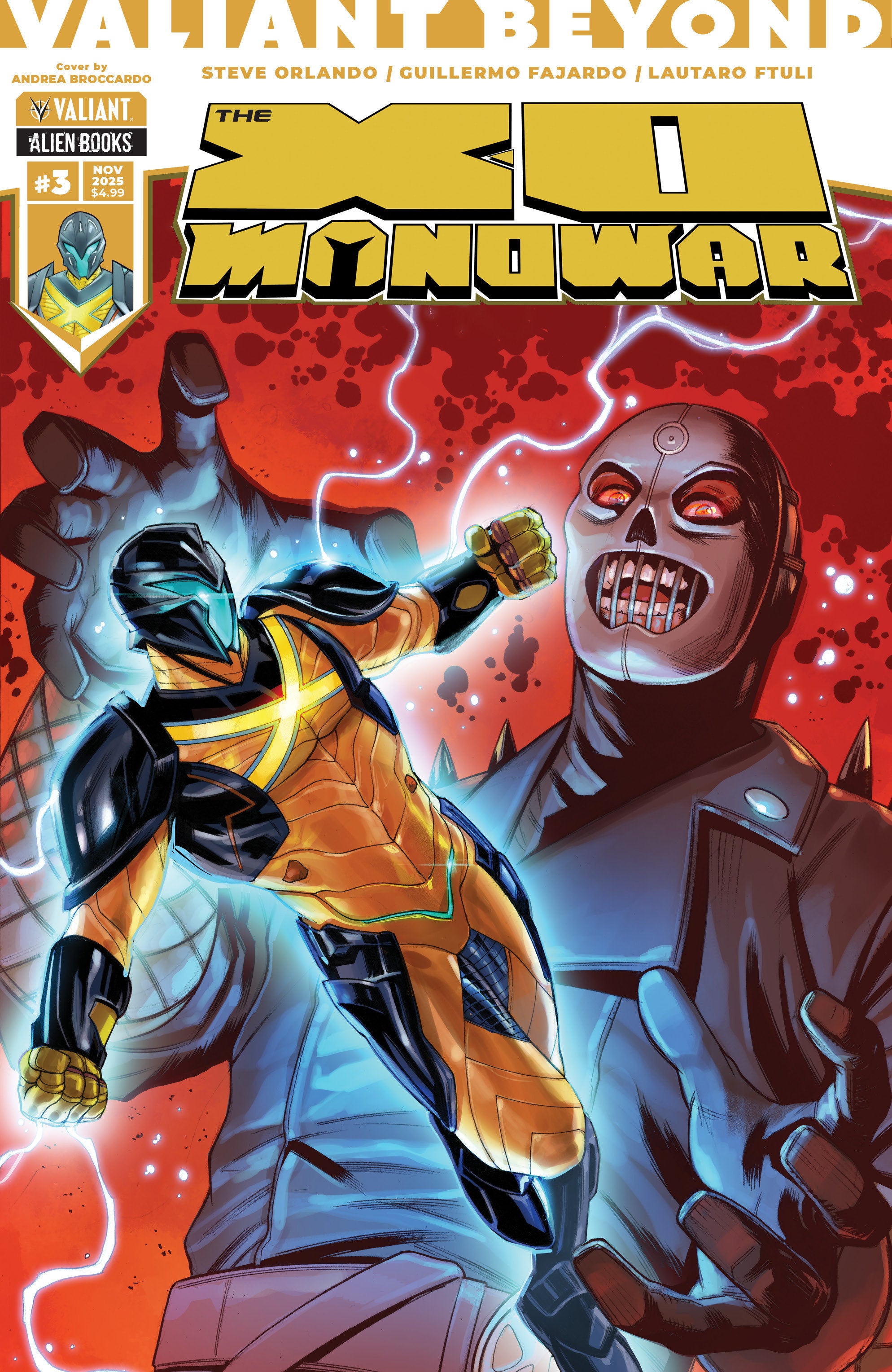 Valiant Beyond: The X-O Manowar #3 Variant B (Broccardo)
 FOC: 10/13/2025 / IN-STORE: 11/26/2025