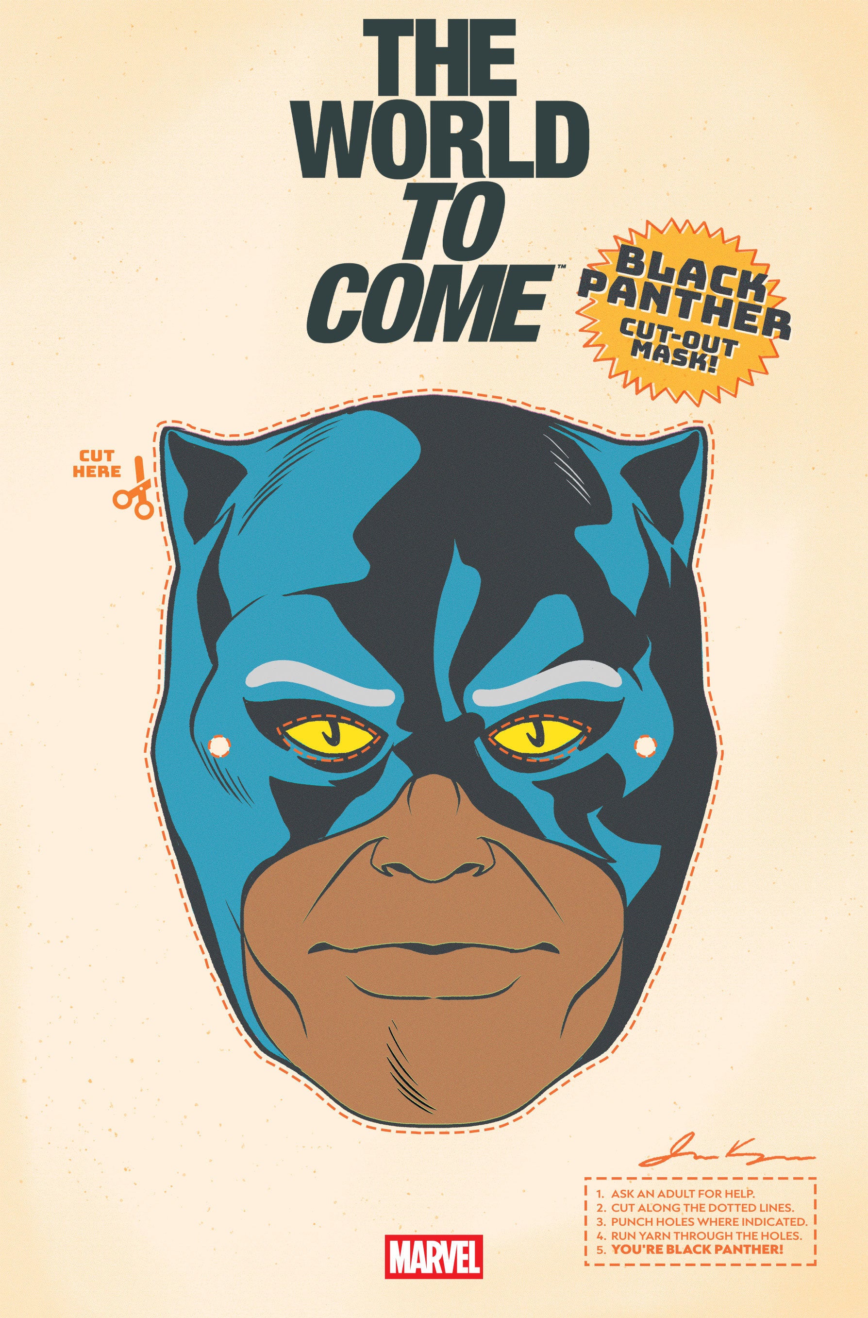 MARVEL KNIGHTS: THE WORLD TO COME #4 RETRO HALLOWEEN MASK VARIANT
 FOC: 10/06/2025 / IN-STORE: 11/05/2025