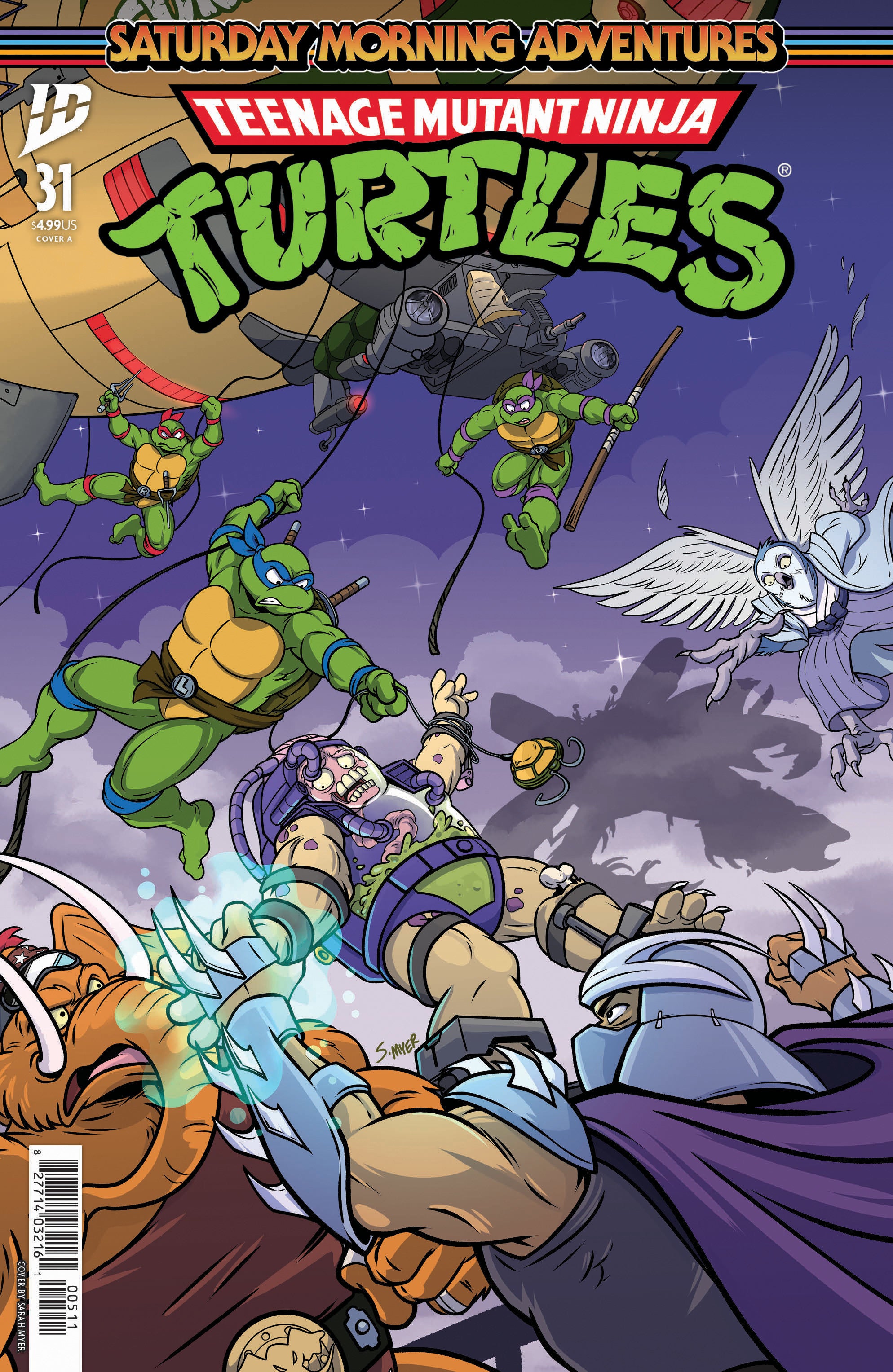 Teenage Mutant Ninja Turtles: Saturday Morning Adventures #31 Cover A (Myer)
 FOC: 10/13/2025 / IN-STORE: 11/26/2025