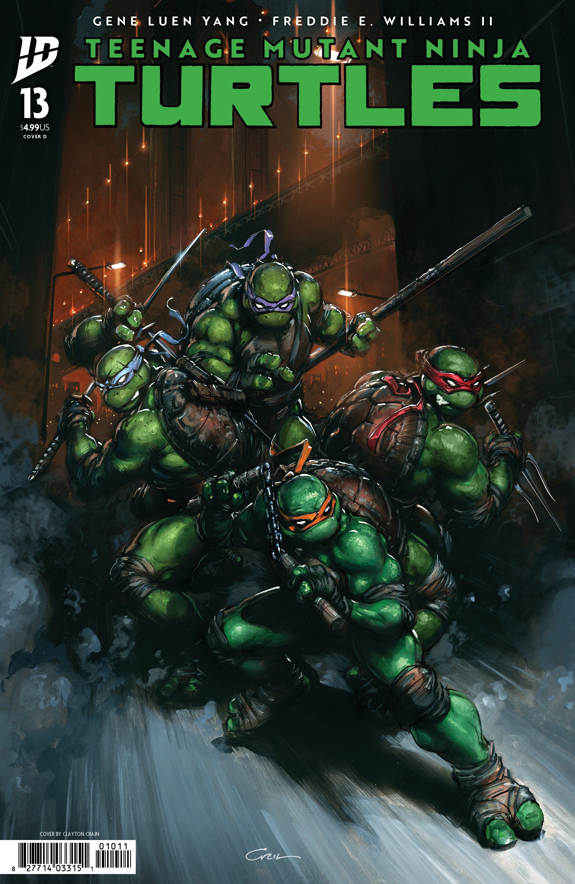 Teenage Mutant Ninja Turtles #13 Variant D (Crain)
 FOC: 10/13/2025 / IN-STORE: 12/10/2025