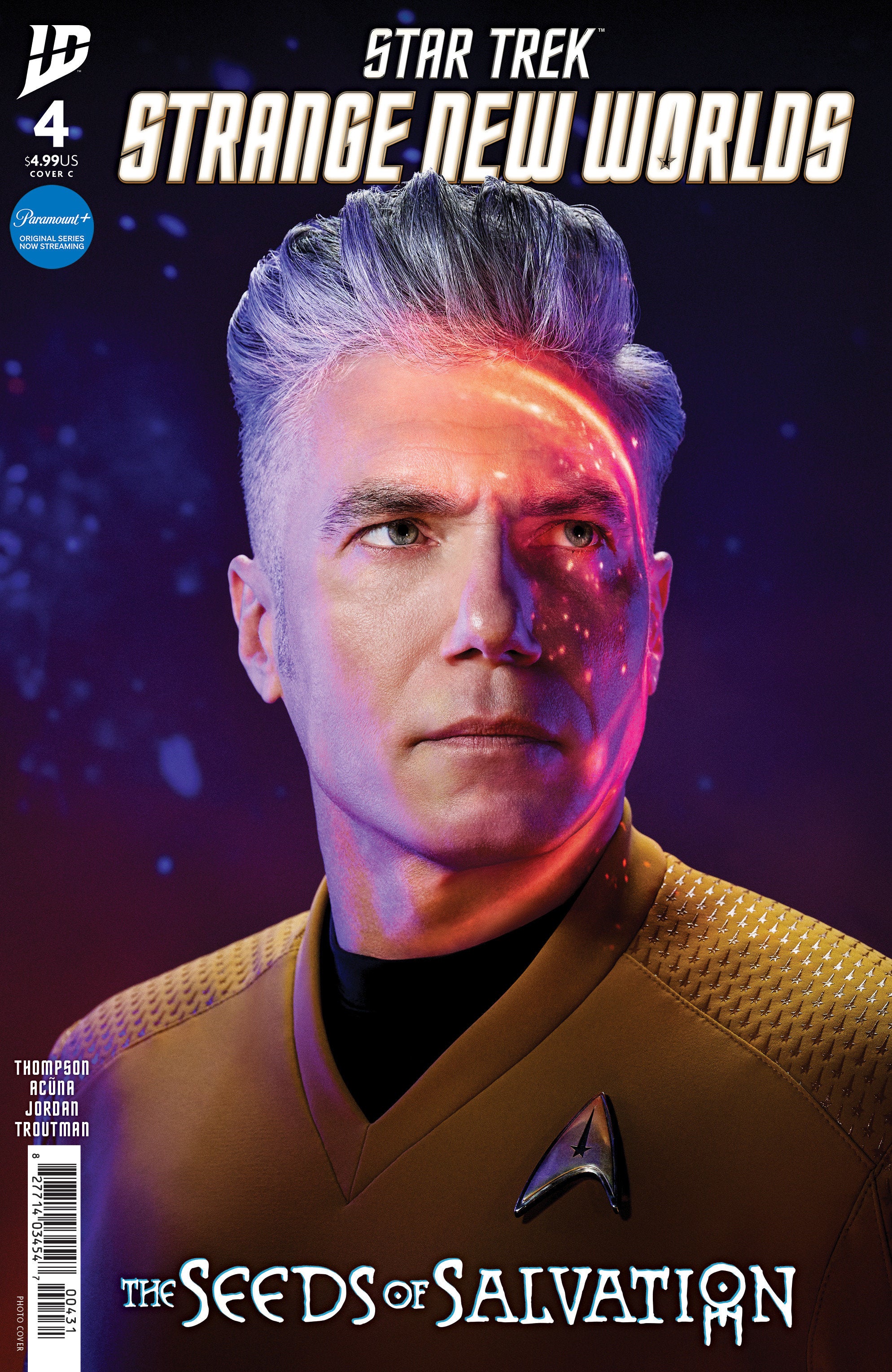 Star Trek: Strange New Worlds--The Seeds of Salvation #4 Variant C (Photo Variant)
 FOC: 10/27/2025 / IN-STORE: 12/10/2025