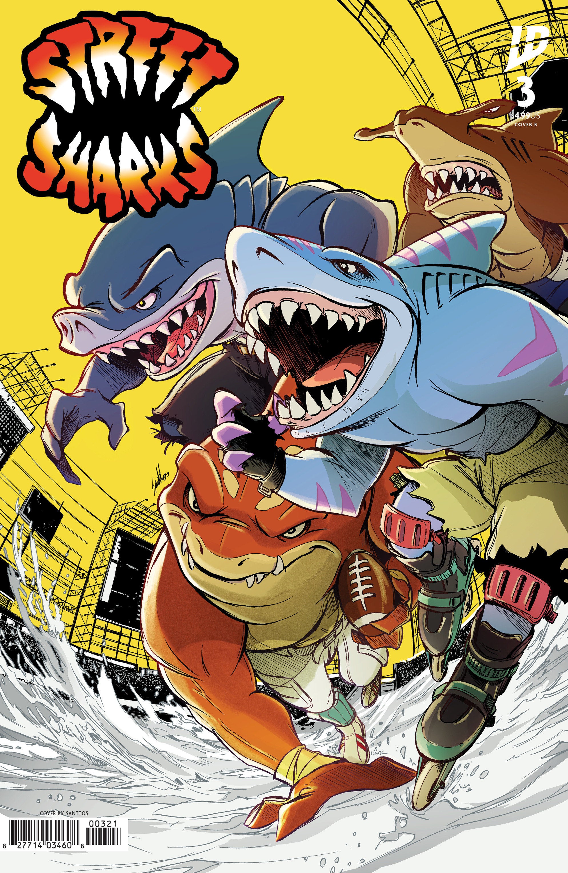 Street Sharks #3 Variant B (Santtos)
 FOC: 10/27/2025 / IN-STORE: 12/10/2025