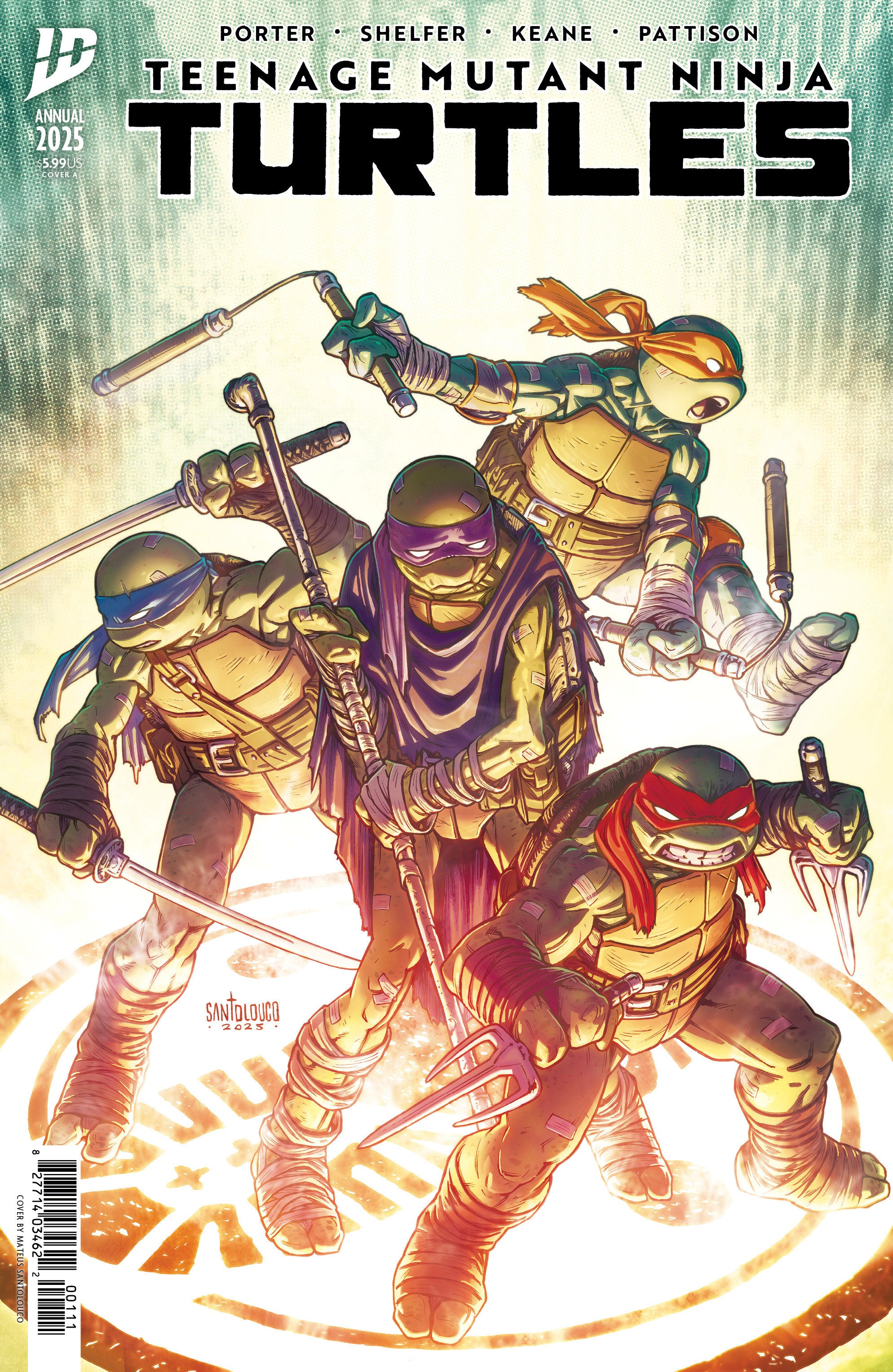 Teenage Mutant Ninja Turtles: Annual 2025 Cover A (Santolouco)
 FOC: 09/22/2025 / IN-STORE: 10/29/2025