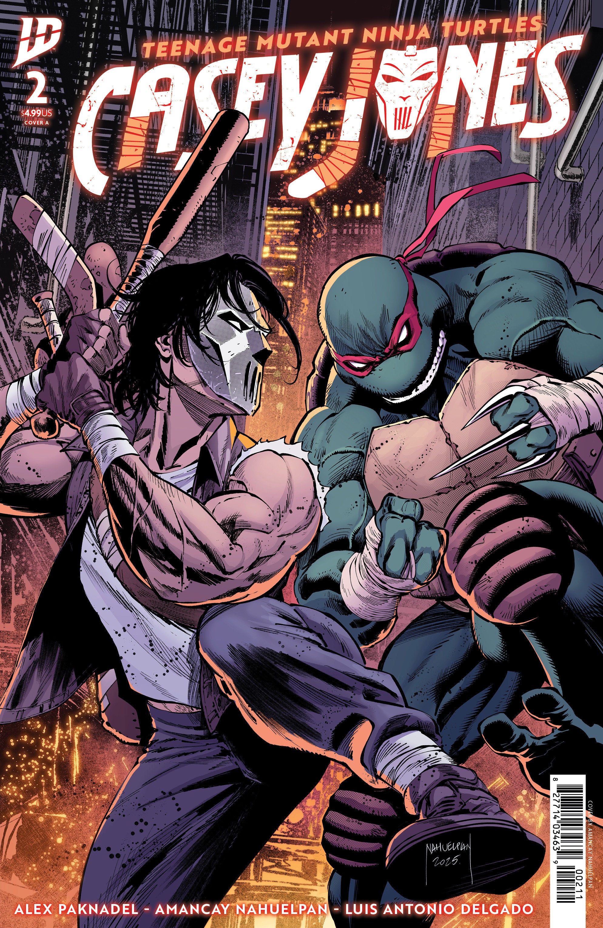 Teenage Mutant Ninja Turtles: Casey Jones #2 Cover A (Nahuelpan)
 FOC: 10/13/2025 / IN-STORE: 11/19/2025