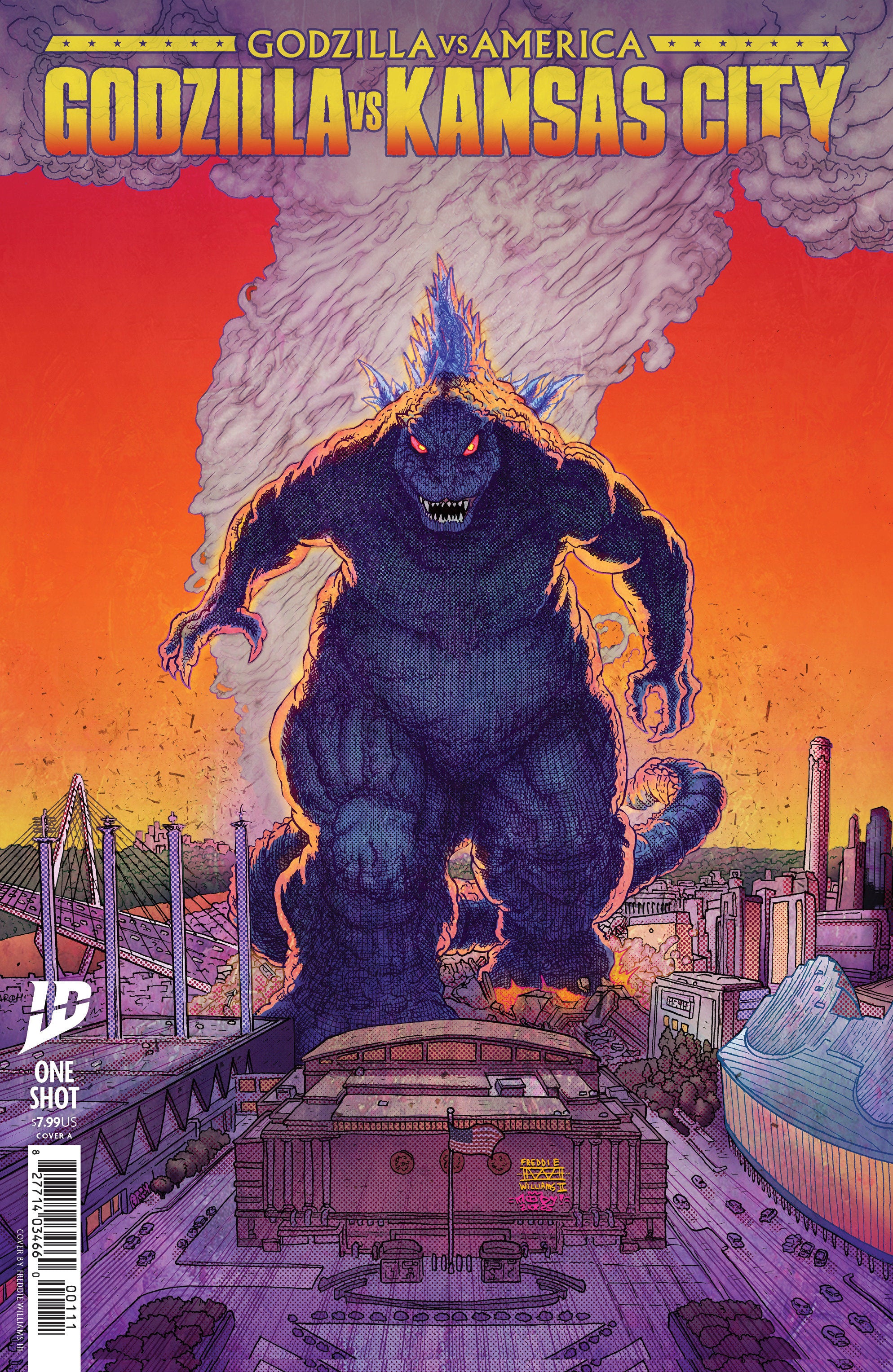 Godzilla Vs. America: Kansas City Cover A (Williams II & Moody)
 FOC: 09/22/2025 / IN-STORE: 10/29/2025