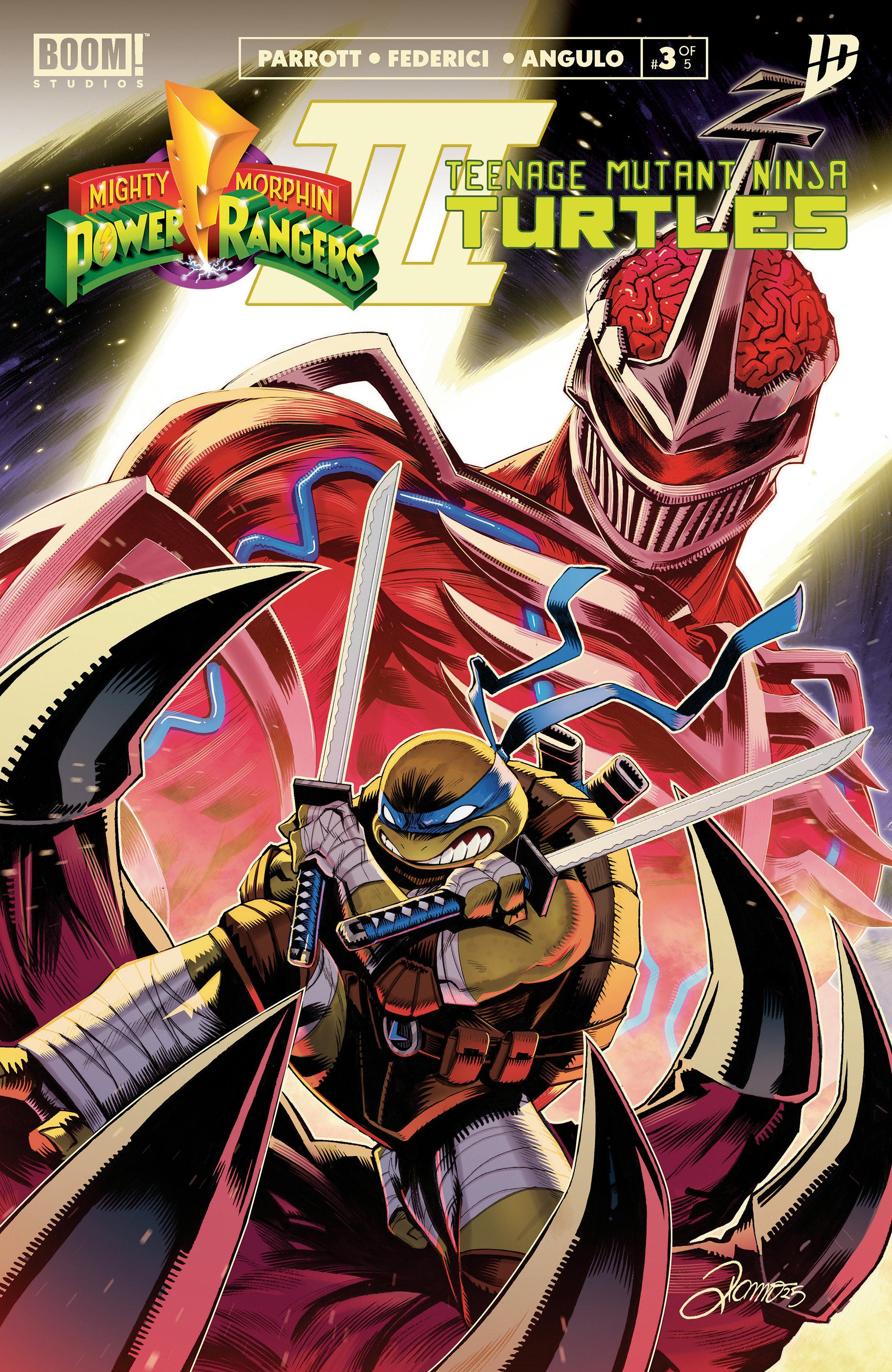 Mighty Morphin Power Rangers/Teenage Mutant Ninja Turtles III #3 A Main (Dressed, Zonno)
 FOC: 10/13/2025 / IN-STORE: 11/19/2025