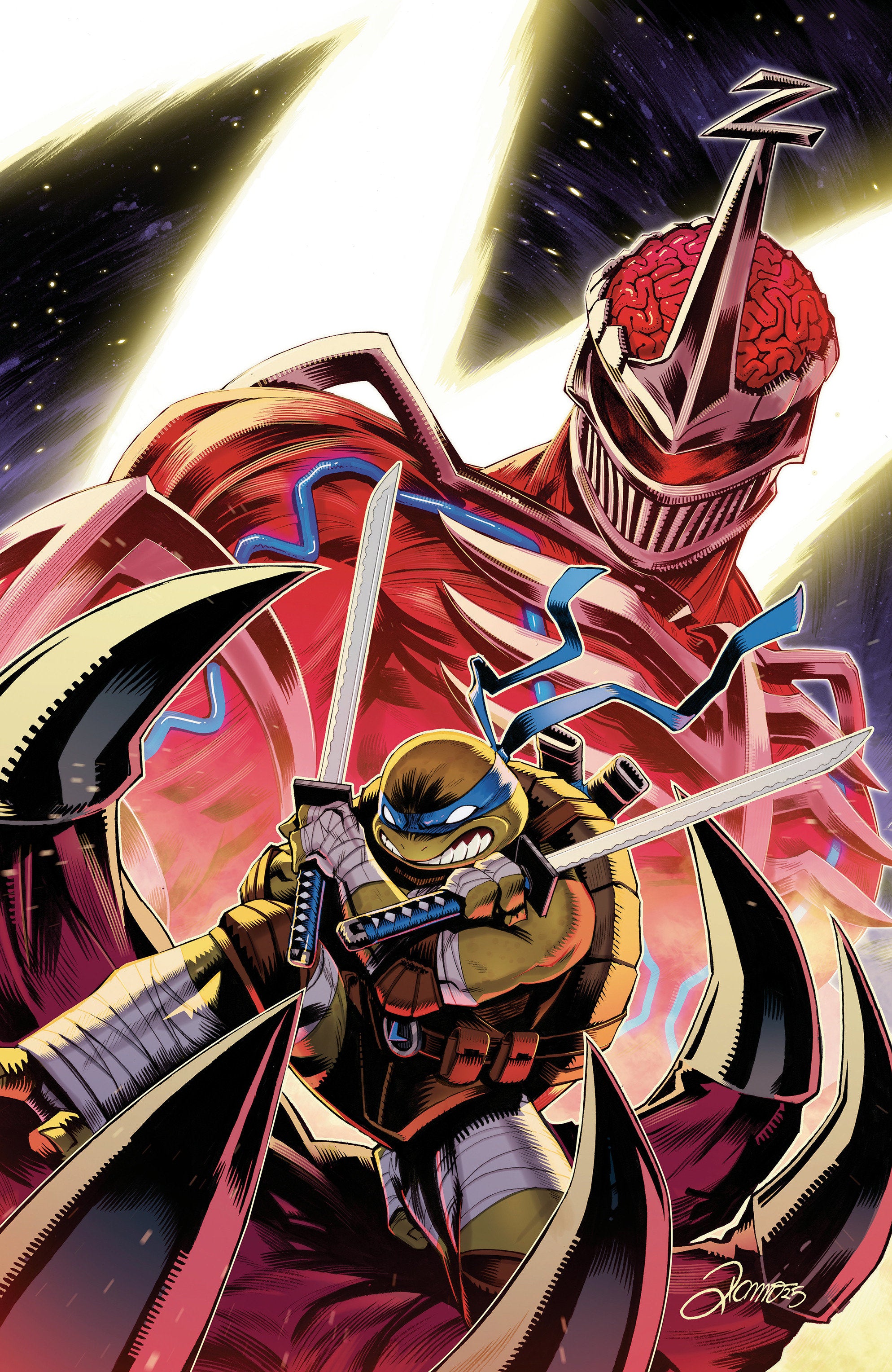 Mighty Morphin Power Rangers/Teenage Mutant Ninja Turtles III #3 D Variant (Full Art, Foil, Zonno)
 FOC: 10/13/2025 / IN-STORE: 11/19/2025
