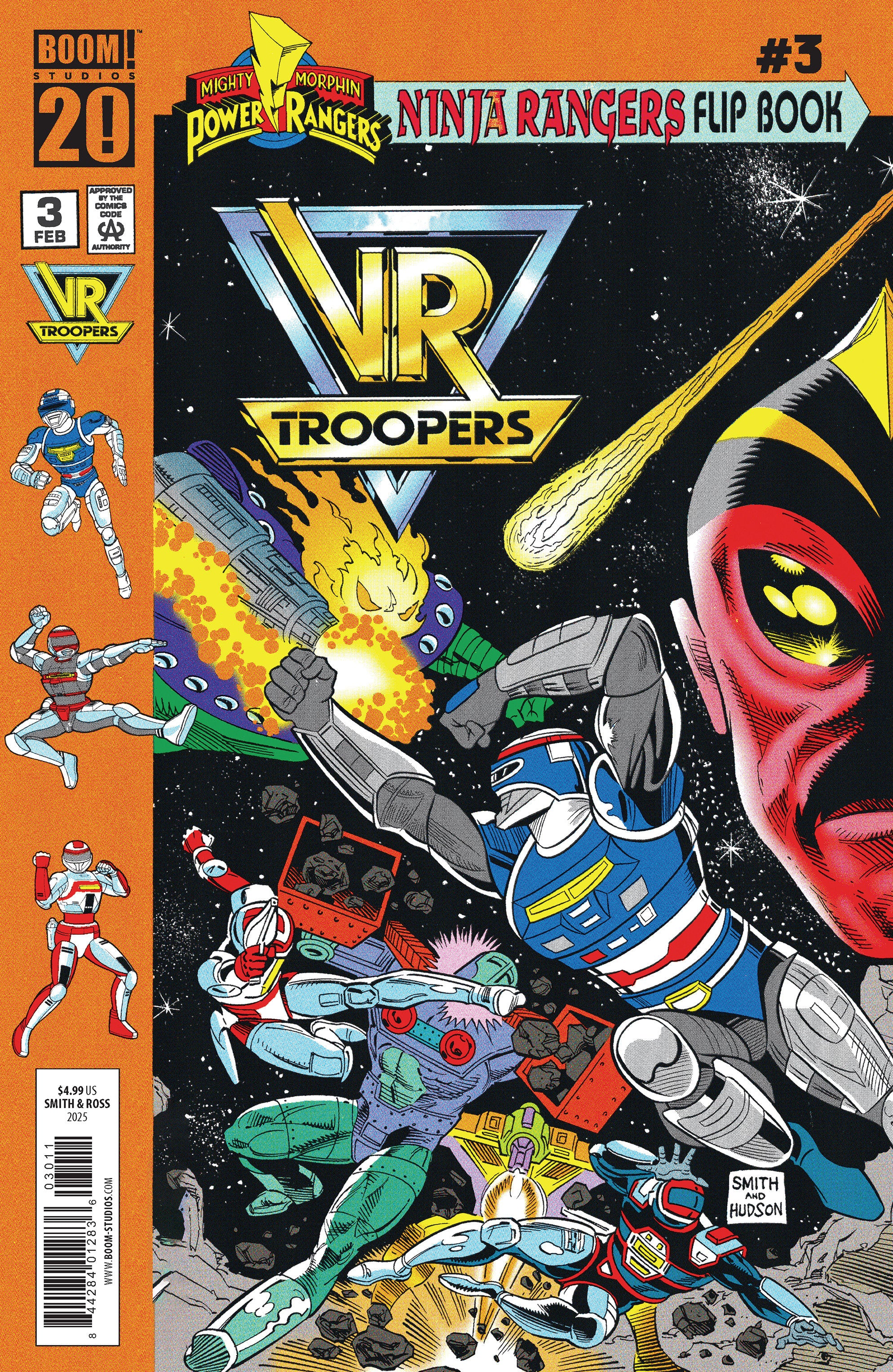 VR Troopers/Power Rangers Flipbook Facsimile Edition #3 A Main (Dressed, TBD)
 FOC: 10/06/2025 / IN-STORE: 11/12/2025