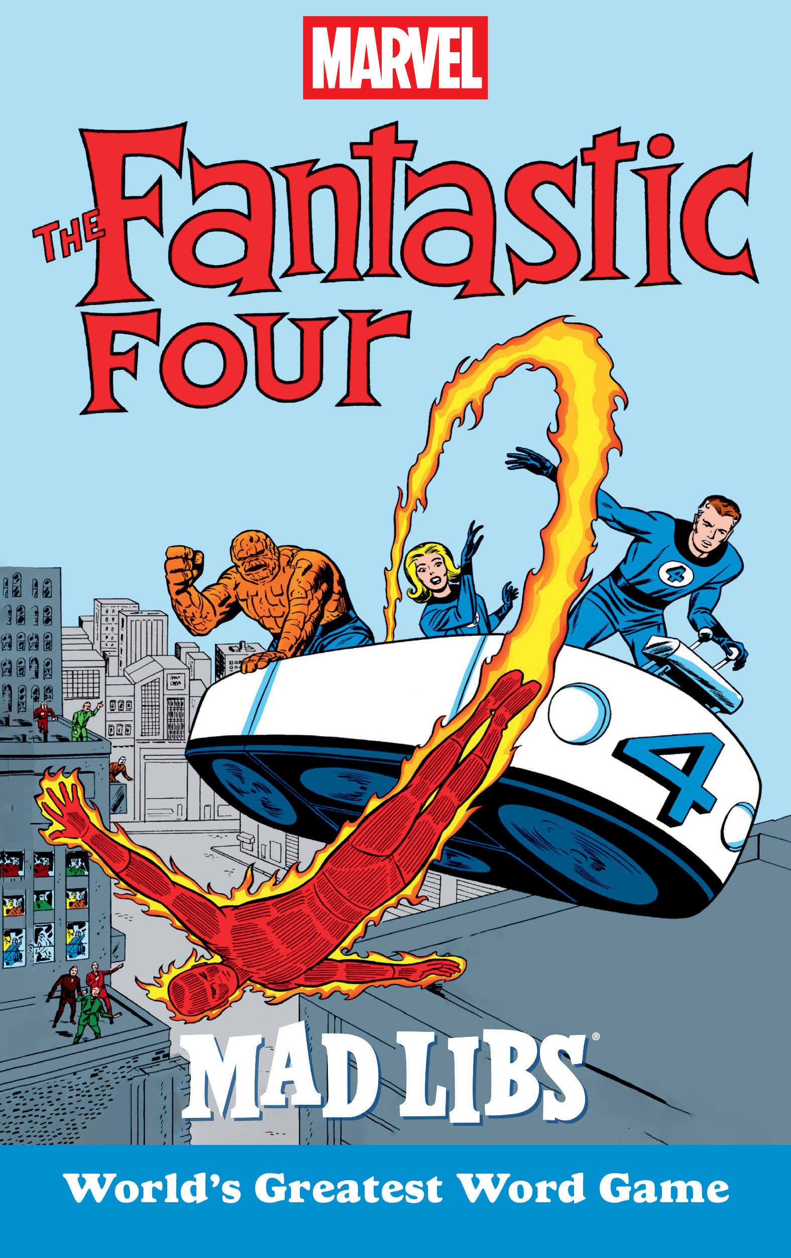Marvel's The Fantastic Four Mad Libs
 FOC: 09/08/2025 / IN-STORE: 10/07/2025