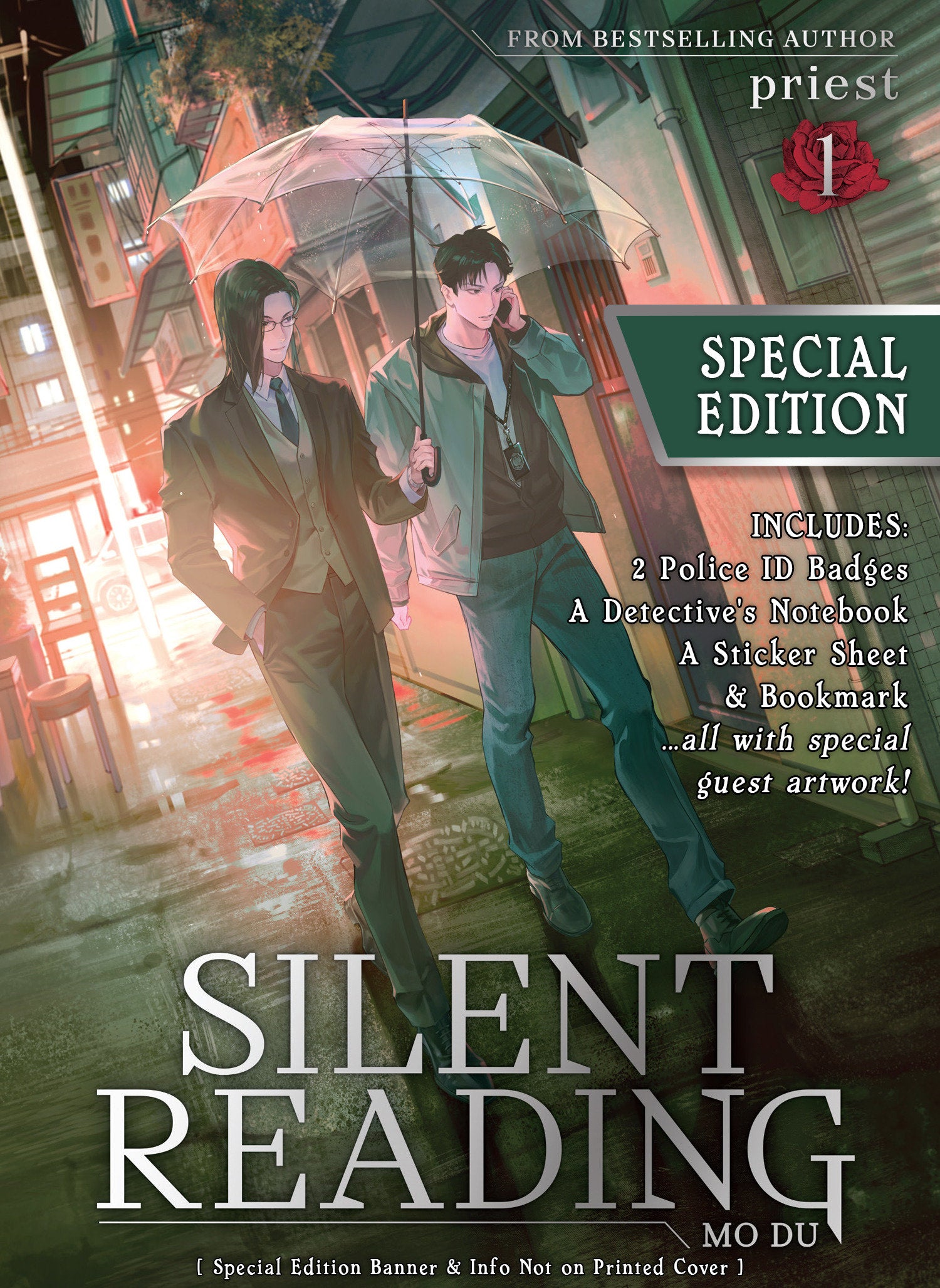 Silent Reading: Mo Du (Novel) Vol. 1 (Special Edition)
 FOC: 10/13/2025 / IN-STORE: 12/23/2025