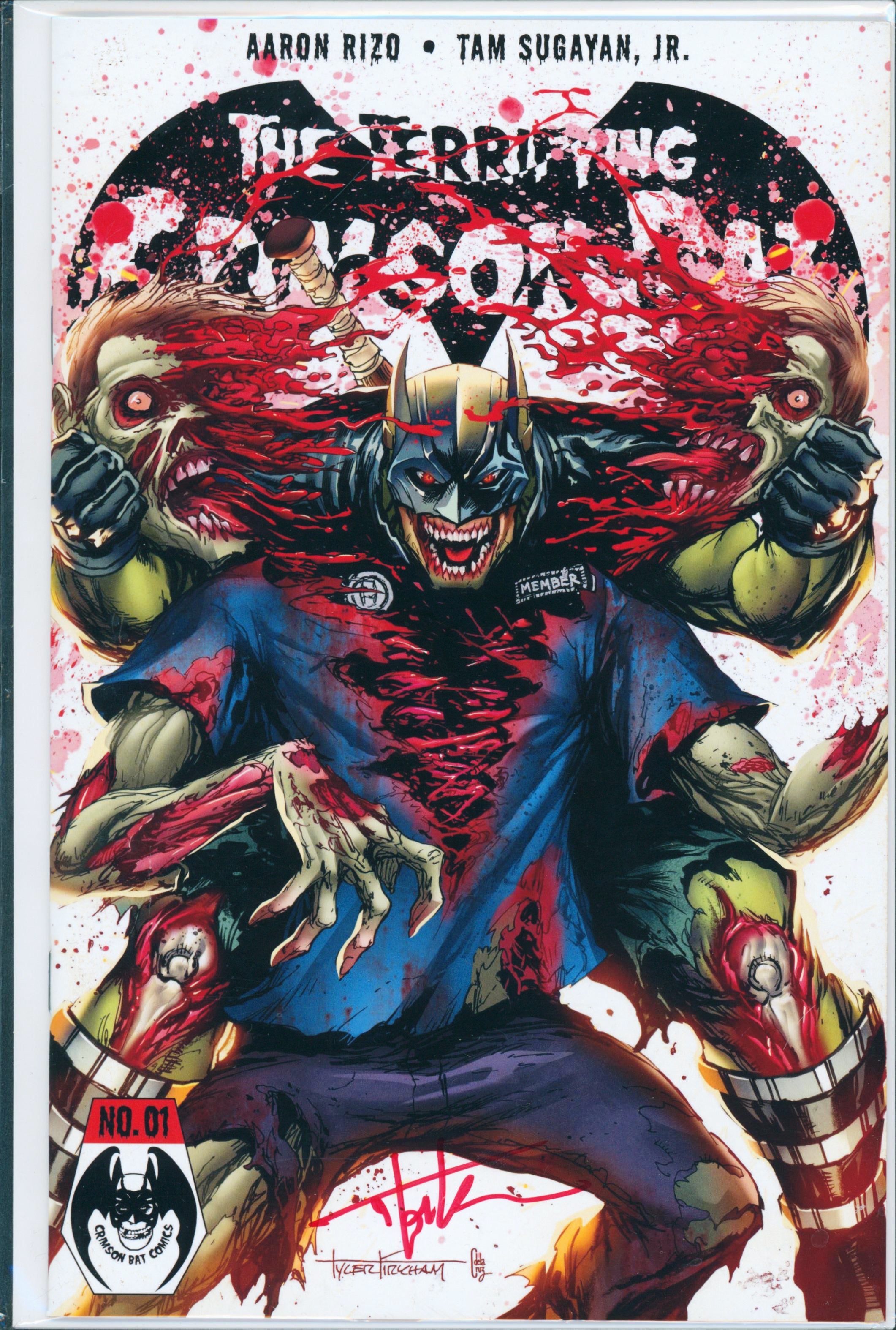 The Terrifying Crimson Bat #1 (ASM #238 Homage Trade Dress Variant by Tyler Kirkham) SIGNED BY TYLER KIRKHAM