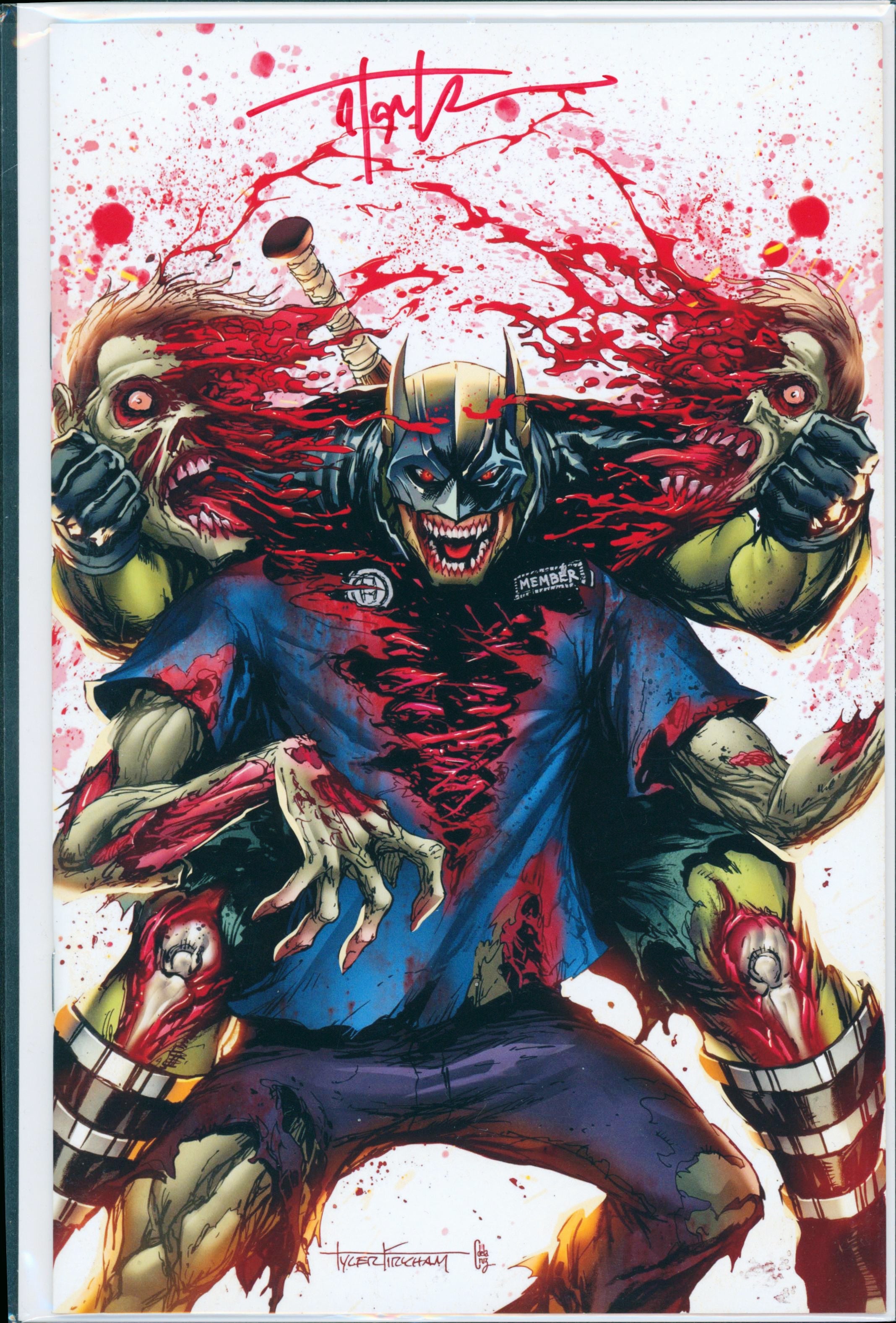 The Terrifying Crimson Bat #1 (ASM #238 Homage Virgin Variant by Tyler Kirkham) SIGNED BY TYLER KIRKHAM