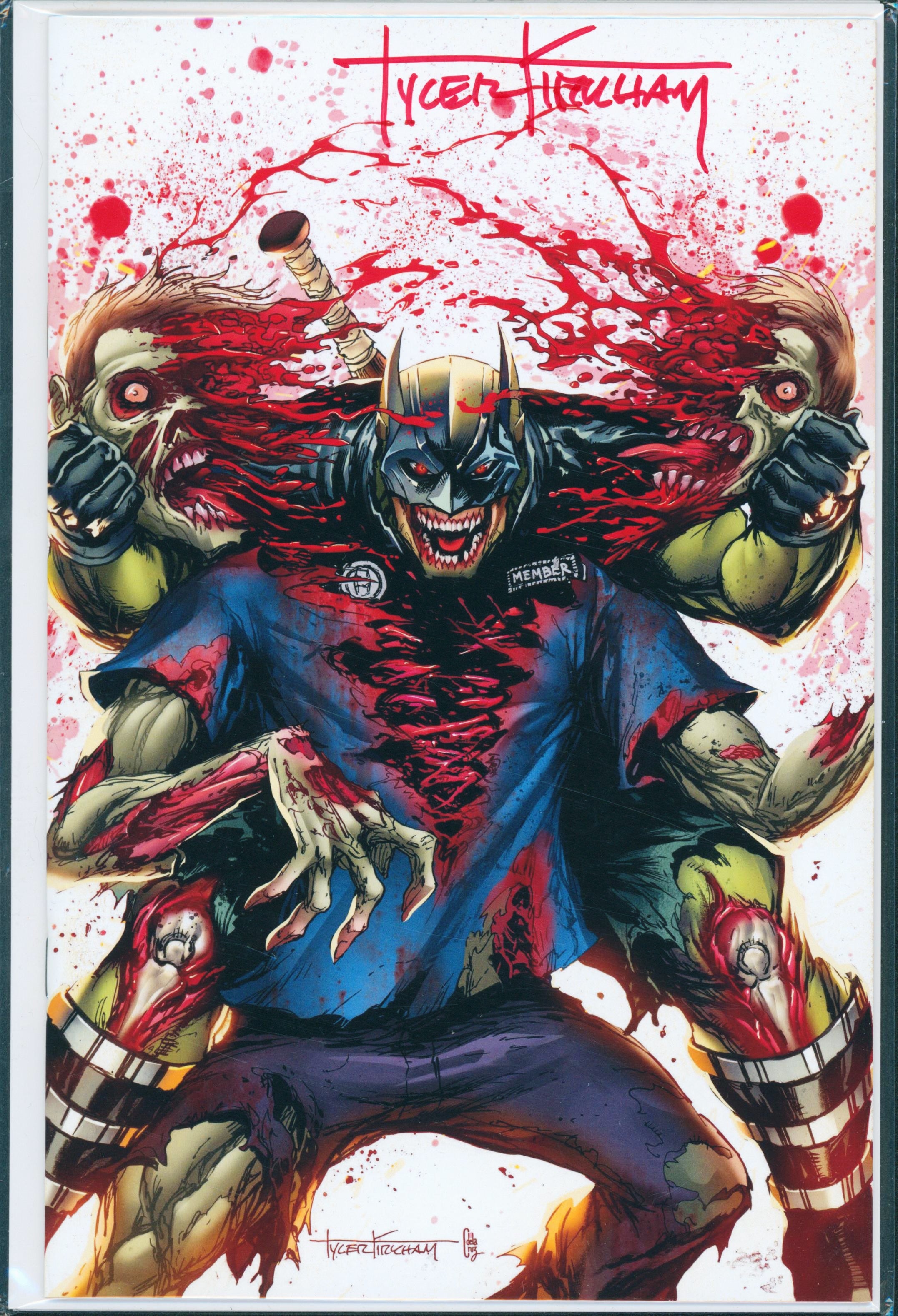 The Terrifying Crimson Bat #1 (ASM #238 Homage Virgin Variant by Tyler Kirkham) SIGNED BY TYLER KIRKHAM